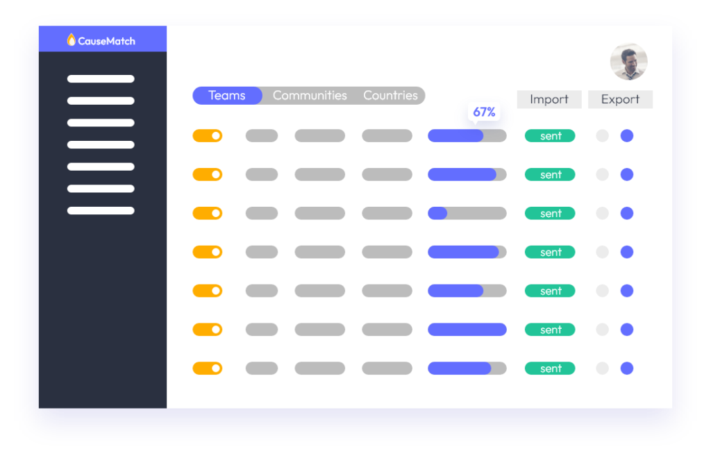 Teams Tab Mockup