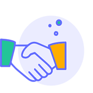 icon of shaking hands